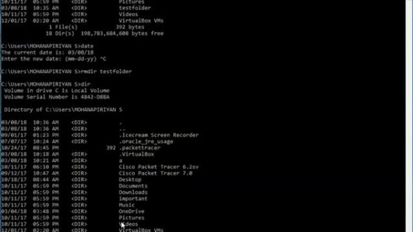 Basic Windows Terminal Command