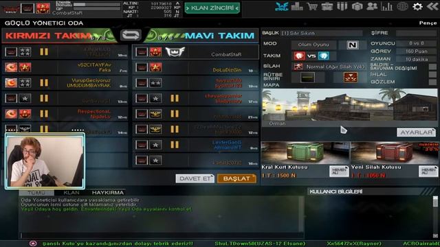 COMBATSTAR İLE EFSANE CANLI YAYIN WOLFTEAM смотреть онлайн