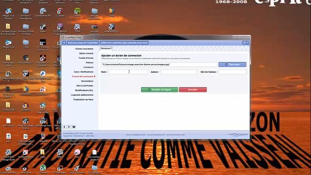 creation pack d'install theme pour windows смотреть онлайн
