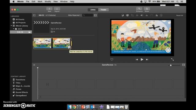 import iMovie and record audio смотреть онлайн