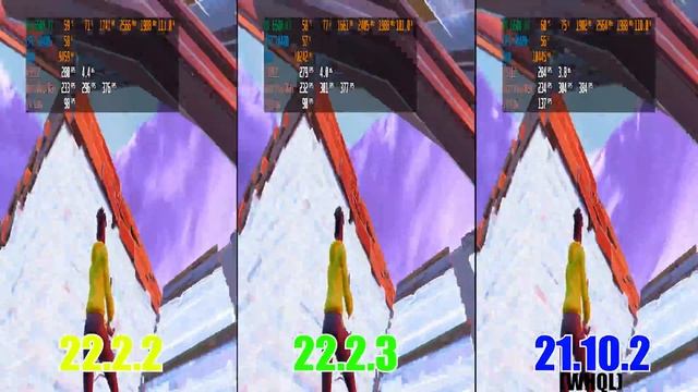 Fortnite | AMD RELEASED 22.2.3 vs 22.2.2 vs 21.10.2 (WHQL) | FPS Comparison | RX 6600 XT смотреть онлайн