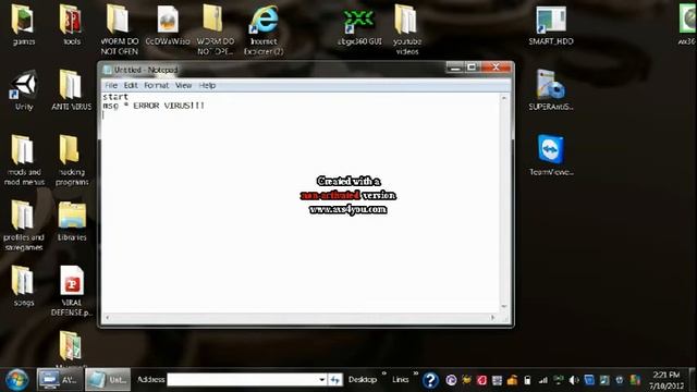 how to make a fake trojan virus смотреть онлайн