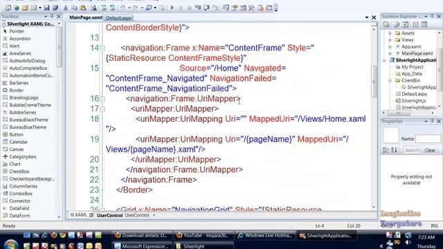 Silverlight 3 Video Tutorial 3 Part 2 Visual Studio and Expression Blend 3 смотреть онлайн