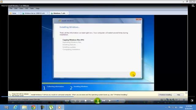 How to install window7 x64 on vmweare смотреть онлайн