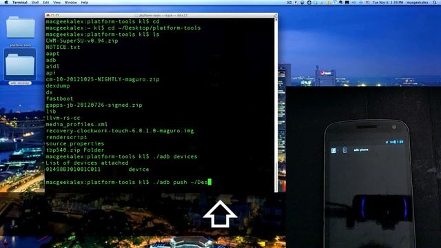 Transfer files using adb смотреть онлайн