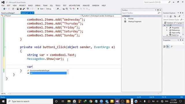 22) Learn C# with Dagmawi-Abate;ComboBox Control;Amharic смотреть онлайн