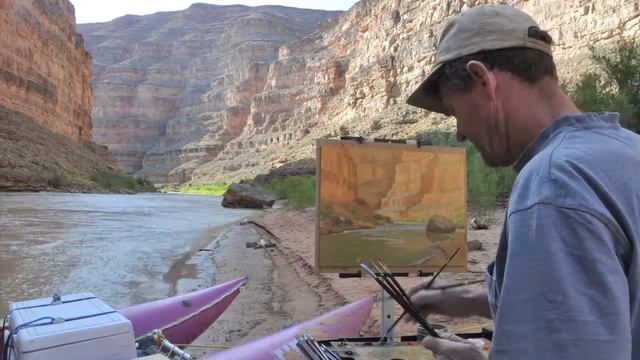 Richard Boyer paints the San Juan River смотреть онлайн