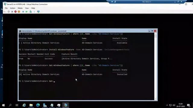 step by step How to install Additional Domain Controller ADC using by PowerShell смотреть онлайн
