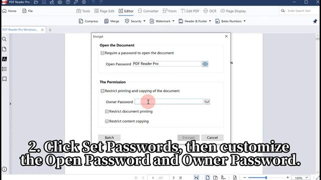 How to Set Passwords and Permission on PDF？|#PDFReaderPro смотреть онлайн