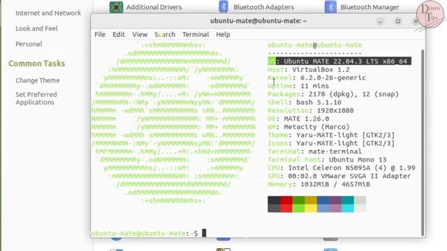 UBUNTU MATE 22.04.3. смотреть онлайн