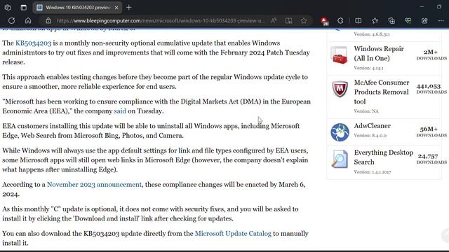 windows 10 non secuity update for january 2024 is released for all windows 10 22h2 users смотреть онлайн