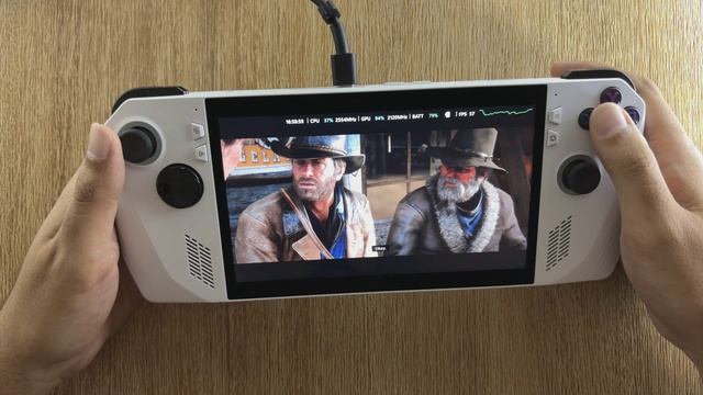 ASUS ROG Ally Z1 Extreme Read Dead Redemption 2 RDR2 900p + 30W смотреть онлайн