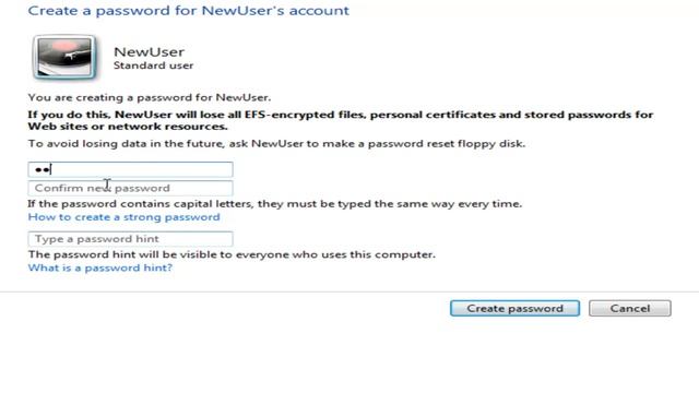 How to Create password for a User Account in Windows 7 смотреть онлайн