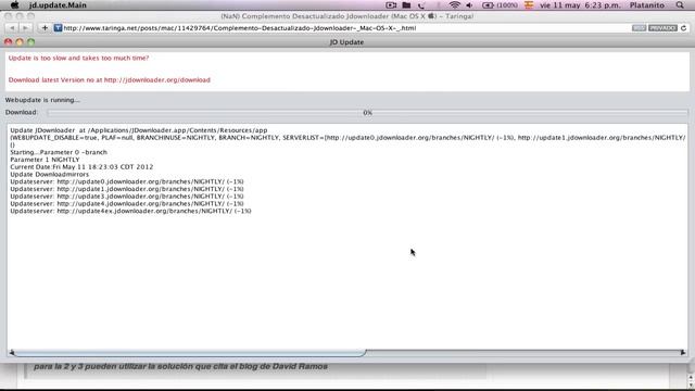 Error complemento o plug-in desactualizado en jdownloader MAC SOLUCIONADO смотреть онлайн