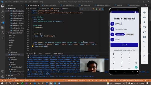 Money Manager App using Android Studio and Flutter смотреть онлайн