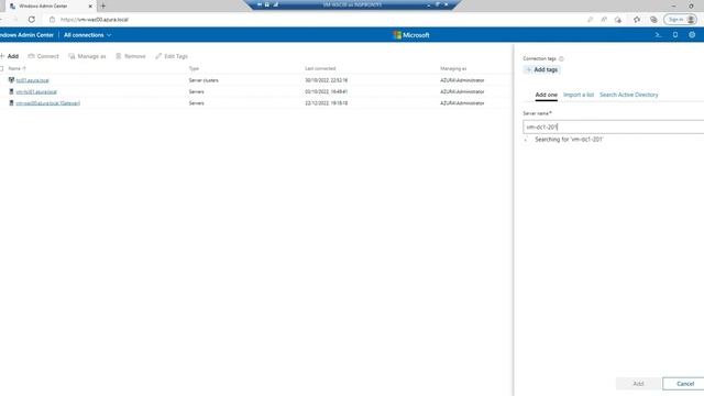 Windows Admin Center - Add Server смотреть онлайн