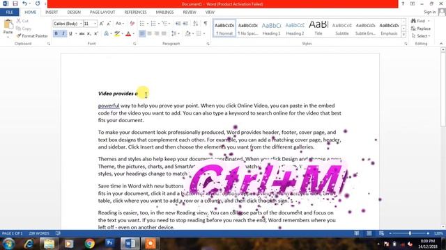 Microsoft word 2013 A to Z shortcut key смотреть онлайн