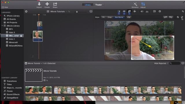 How to Crop a Video in iMovie 10.0 | Tutorial 6 смотреть онлайн