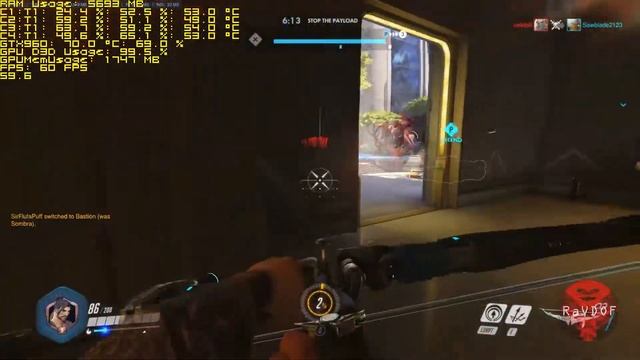 Overwatch performance at 1080p. смотреть онлайн