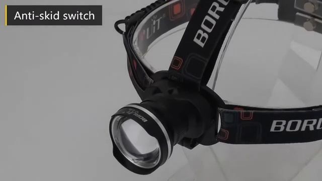 YHX-1006 BORUiT High Power AA Battery Waterproof LED Headtorch for Camping Hiking Hunting смотреть онлайн