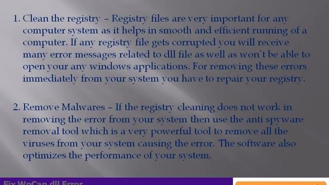 Remove WpCap.dll Error -- Fix WpCap.dll Error with the Help of Automatic Repair Tool смотреть онлайн