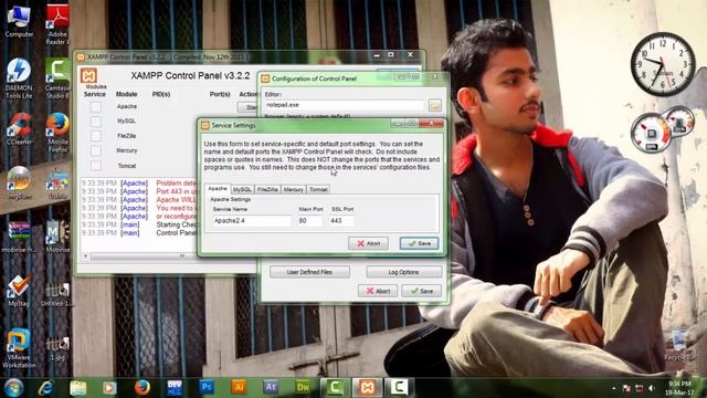 Troubleshooting Apache server port error in xampp смотреть онлайн