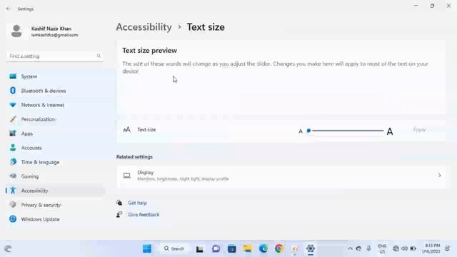 How to change Font Size in Windows 11 смотреть онлайн