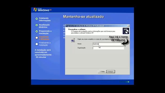 Simulador Formatação - Windows XP смотреть онлайн