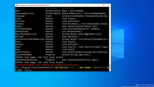 Introduktion til PowerShell Get-Service смотреть онлайн