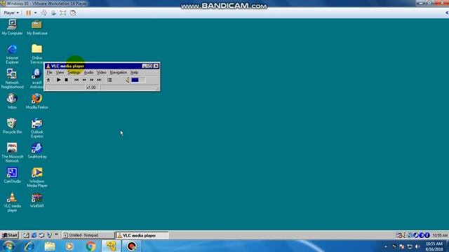 Windows 95 on Vmware Player! смотреть онлайн
