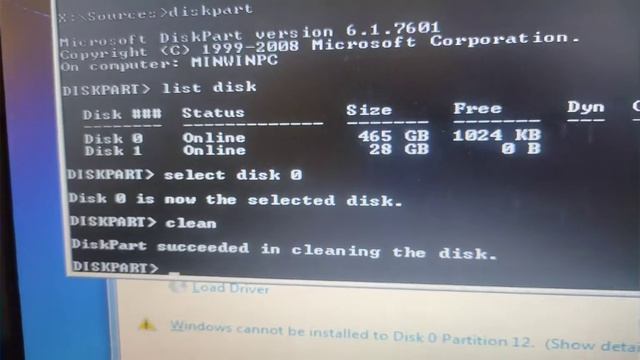 Windows cannot be installed to this disk The selected disk is of the GPT partition style FIX смотреть онлайн