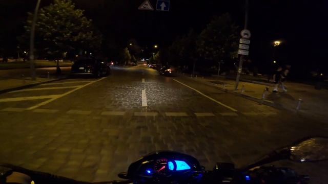 Moto Ride In The Evening Kyiv