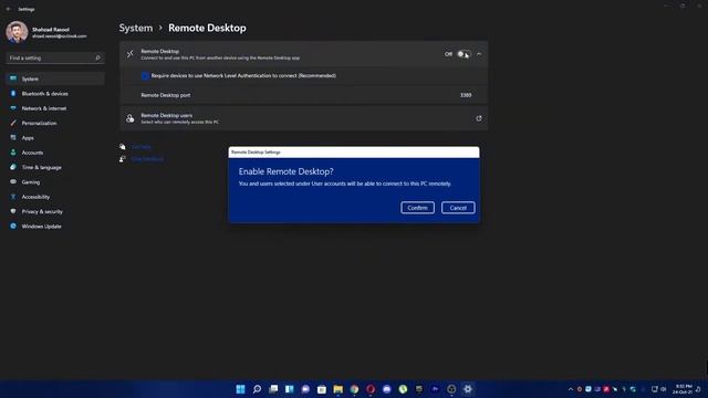 How to Enable or Disable Remote Desktop in Windows 11 смотреть онлайн