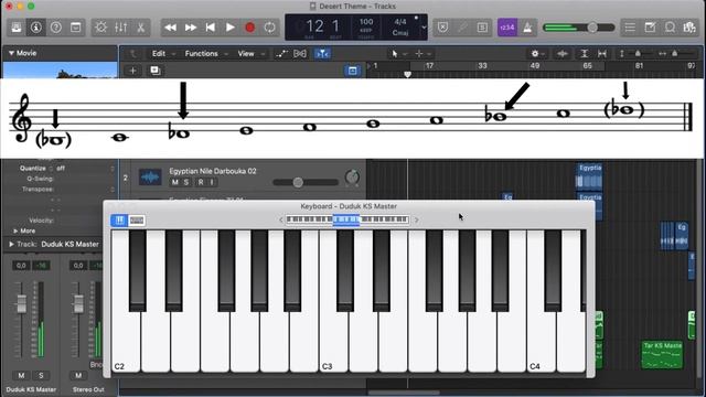 Behind The Scenes - Desert Music (Logic Pro X, East West Silk Library) смотреть онлайн
