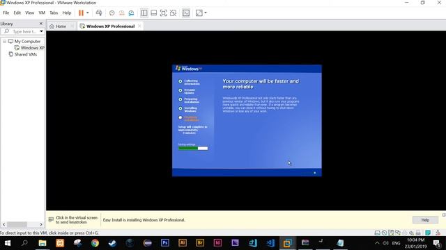 VMware Windows xp installation смотреть онлайн
