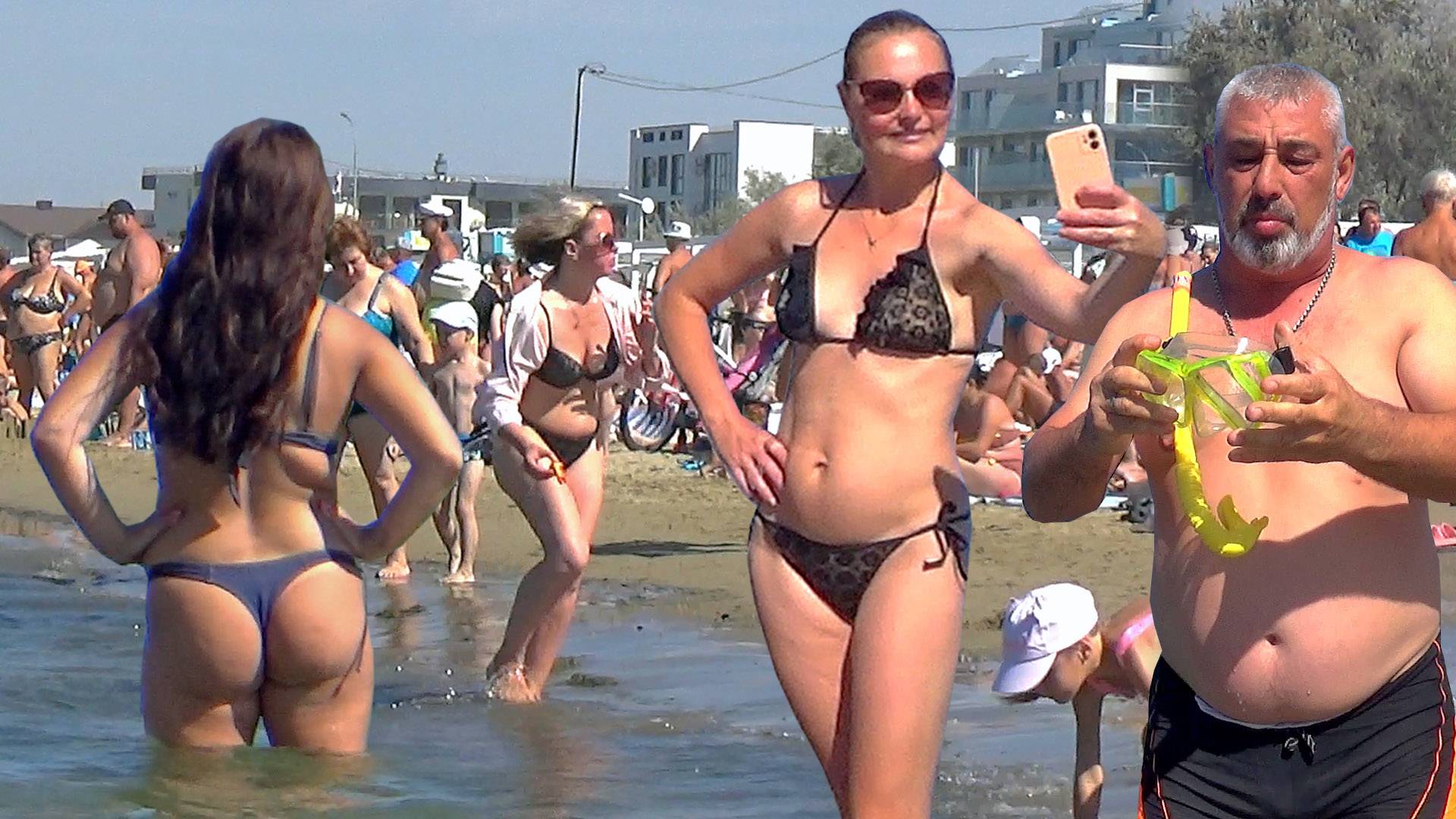 Жаркий пляж в Анапе. Без комментариев смотреть онлайн