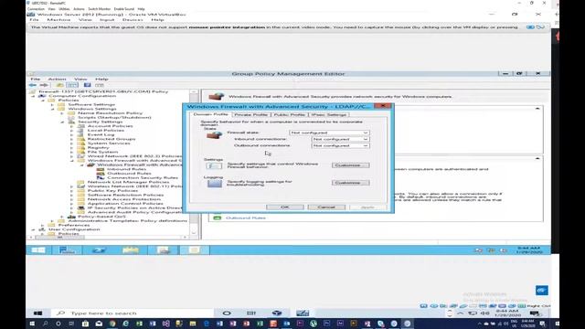 Configuring Windows Firewall with Group Policy #2 смотреть онлайн