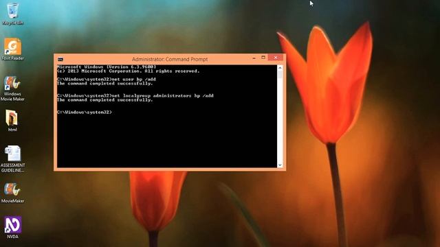 How to create /remove user account and password in windows using command prompt with screen reader смотреть онлайн