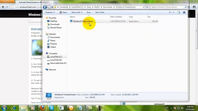 Как да активираме Dreamscene за Windows Vista Windows 7 смотреть онлайн