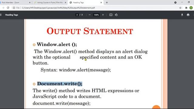 Day 1 | Java Script Training By Shilpa Nikhare | CNC WEB WORLD смотреть онлайн