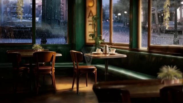 Zenimation - 1 Hour - Café Window Table - Ambient Acoustic Vibes - Chill, Relax, Zen смотреть онлайн