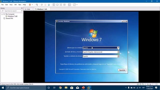 Instalación sistema operativo y antivirus en VMware смотреть онлайн