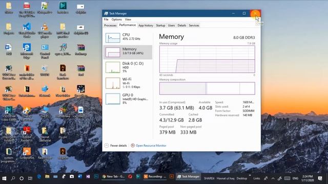 How to Check the Type of RAM in Windows 10 | DDR2, DDR3, DDR4 | kis tera ram ko check kry смотреть онлайн