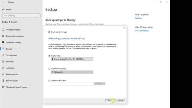 How to Create a Windows 10 System Image смотреть онлайн