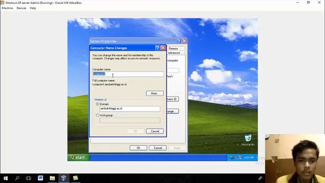 Pengaturan DNS server 2003 join domain ke windows XP смотреть онлайн