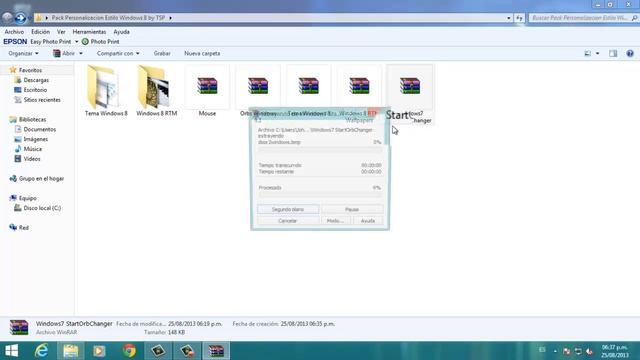 Tener La Apariencia de Windows 8 en Windows 7 (Sin Skin Pack) HD смотреть онлайн