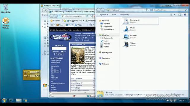 Windows 7 beta 1 New Feature Highlights(Gamespot Review!) смотреть онлайн