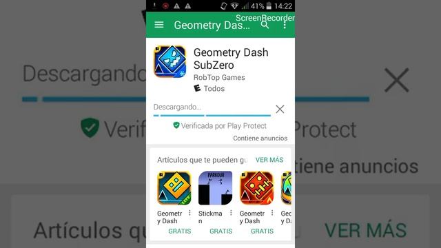 COMO DESCARGAR GEOMETRY DASH SUBZERO :V смотреть онлайн