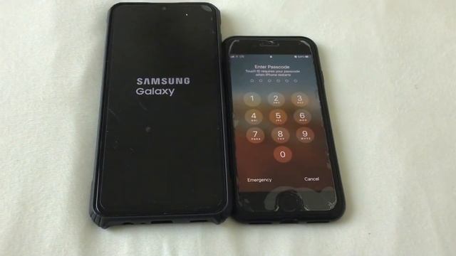 iPhone 8 and Samsung m12 speed test смотреть онлайн