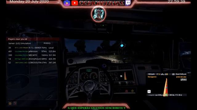🔵AMERICAN TRUCK SIMULATOR RUTA DE SEATTLE A LAS CRUCES LLEVANDO PALETS VACIOS Y SE UNE JOSESITO смотреть онлайн